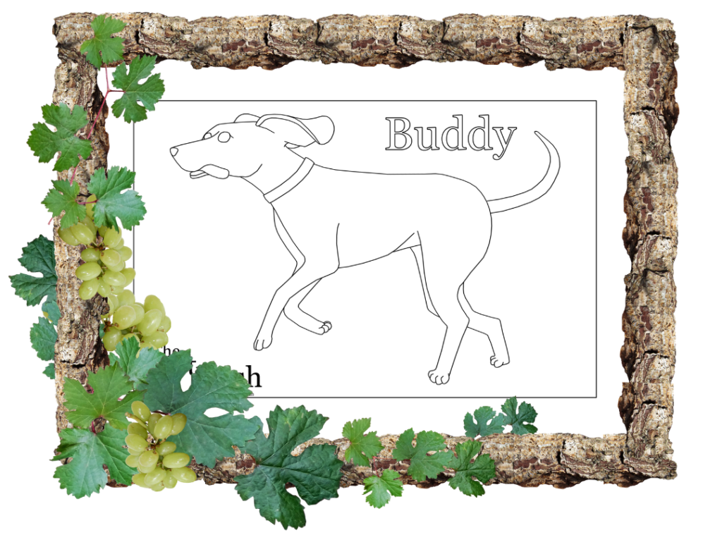 Buddy from The Lost Wish Running Colouring Sheet