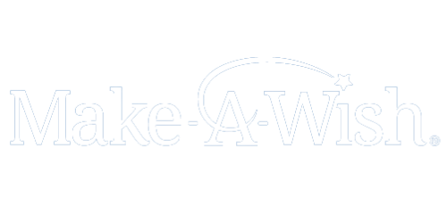 Make A Wish Foundation White Logo